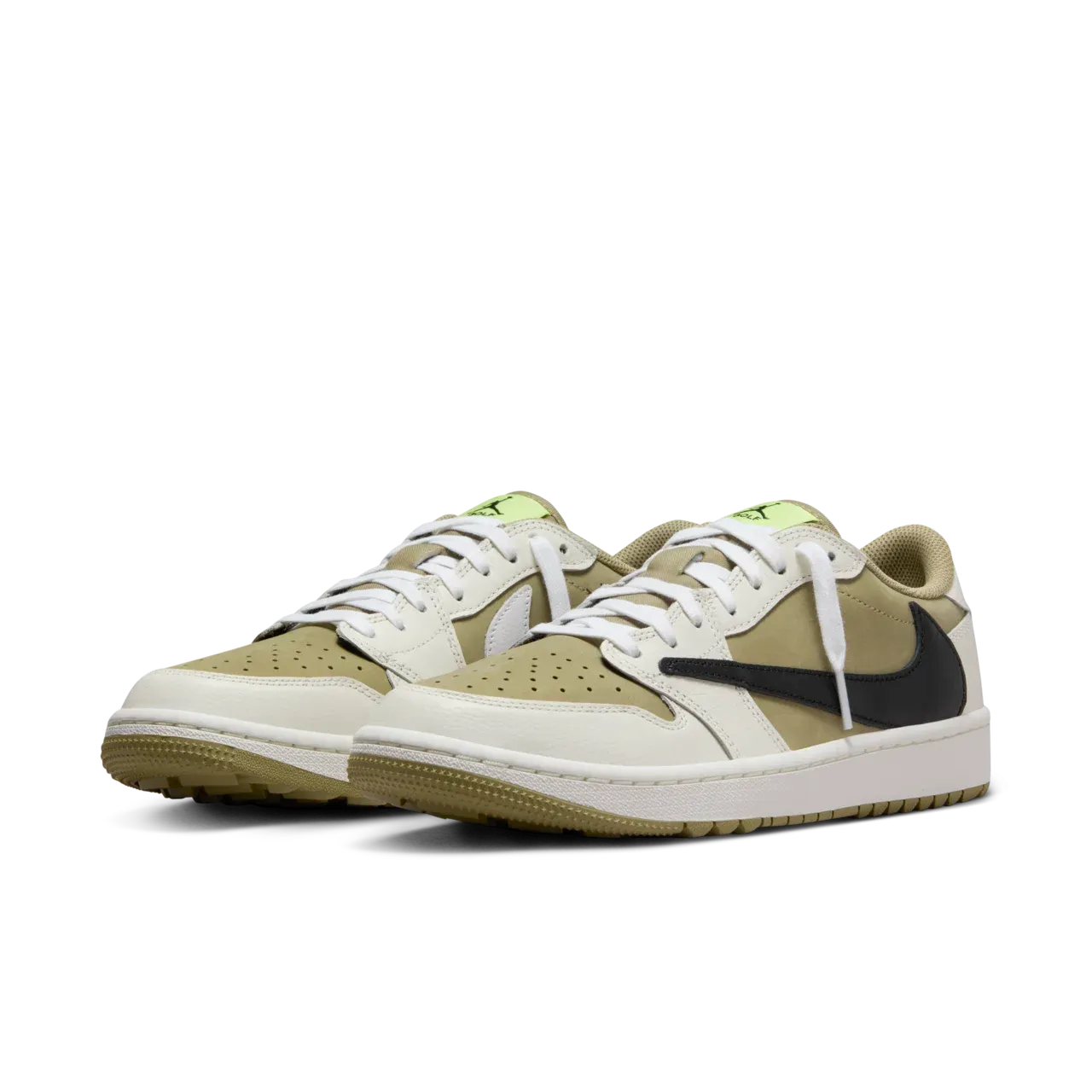 Travis Scott x Air Jordan 1 Low Golf Neutral Olive