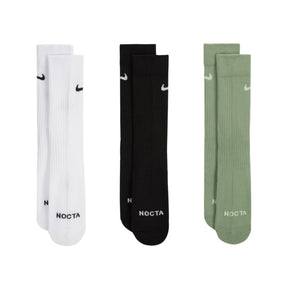 Meias NOCTA x Nike Crew (3 Pares)